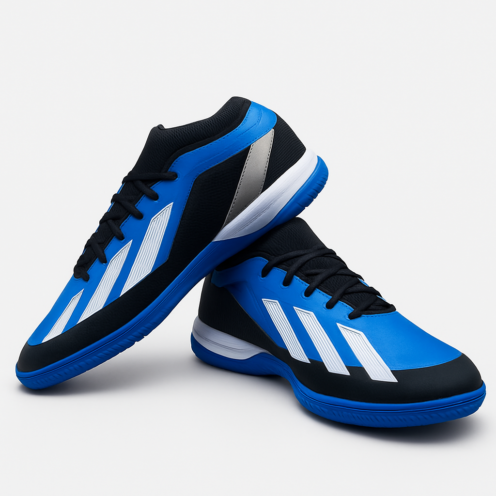 کفش فوتسال آدیداس مدل االیت Elite رنگ آبی زیره رابر EVA