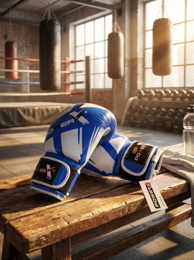 دستکش بوکس پاور ایکس شرکتی چرم درجه یک گاوی(PowerX)