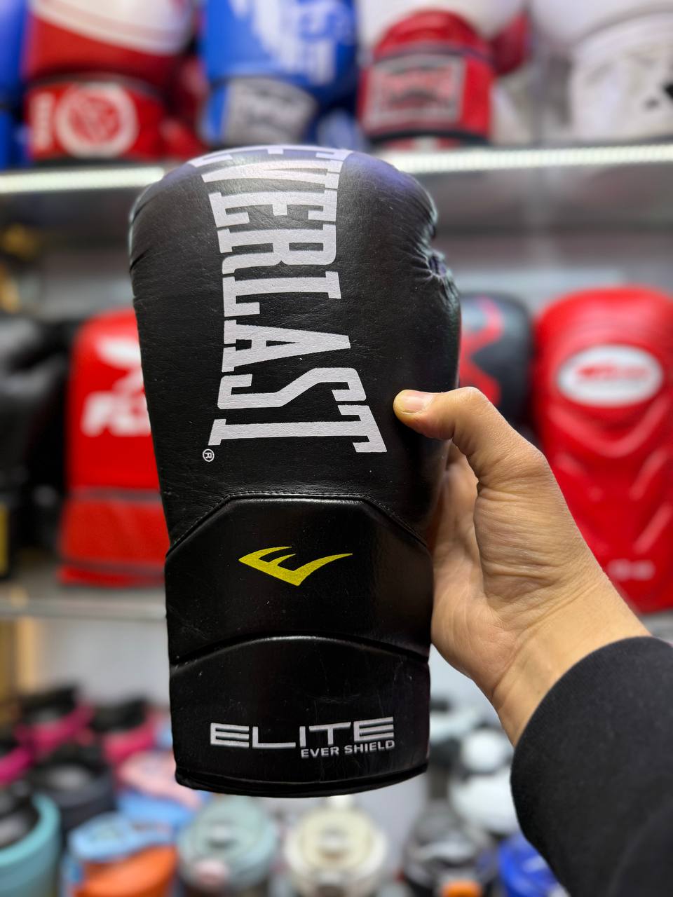 دستکش بوکس چرم اورلست الیت(EVERLAST ELITE)black