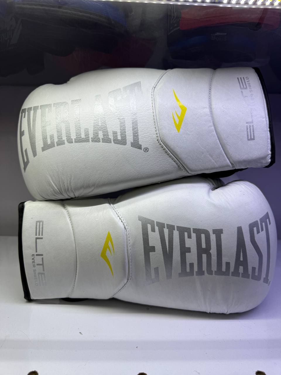 دستکش بوکس چرم اورلست الیت(EVERLAST ELITE)white