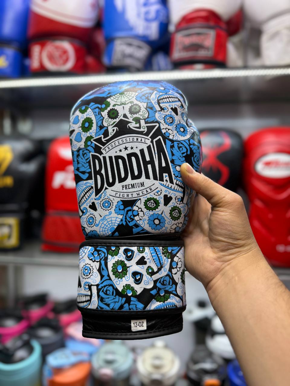 دستکش بوکس بودا SUPER BUDDHA (Blue)