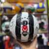 توپ فوتبال سایز ۵ طرح تیم بشیکتاش (BJK) | دوختی با رویه چرم برزنتی