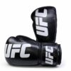 دستکش بوکس تمام چرم طرح یو اف سیUFC(Black)