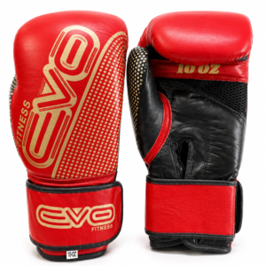 دستکش بوکس تمام چرم حرفه ای سایز10 EVO(fitness)