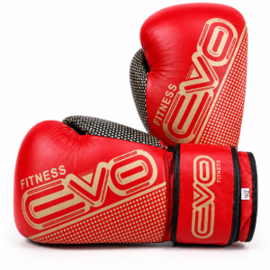 دستکش بوکس تمام چرم حرفه ای سایز10 EVO(fitness)